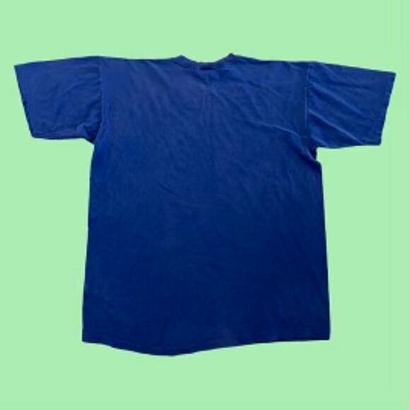 Blue Vintage Sturdy Tee By Lee Size L - Picture 2 of 4